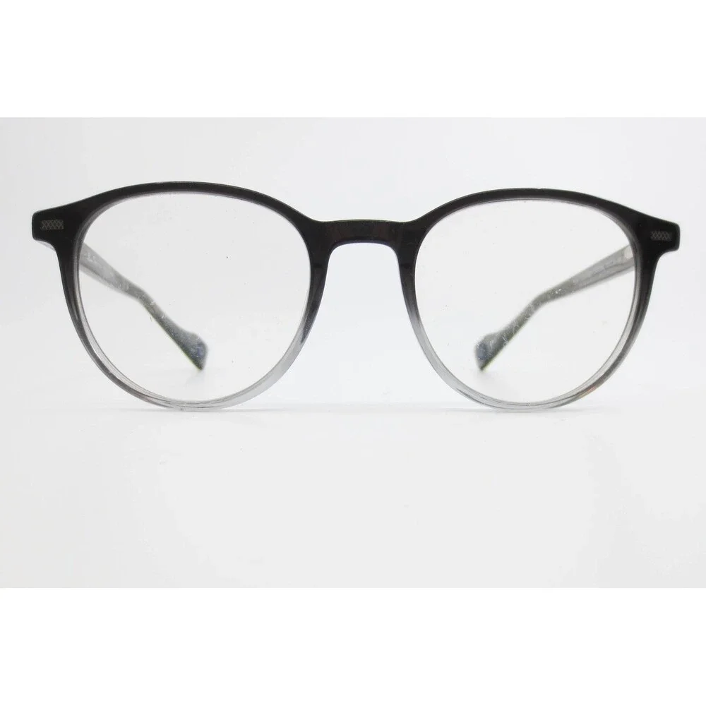 Ben Sherman York C03 Grey Crystal Round Eyeglasses Frames 51-20-140 Made Green